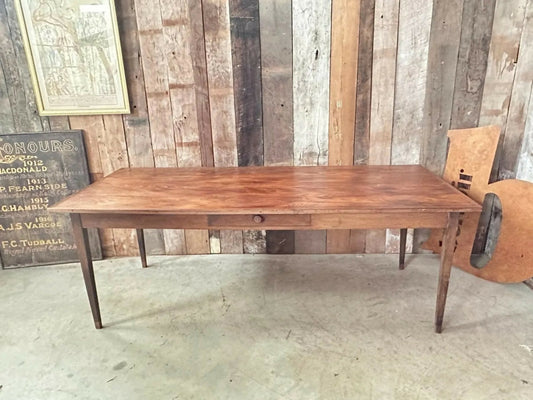 Vintage Oak Dining Table, C 1850. L204