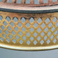 George III Style Wrought Iron and Brass Fire Basket