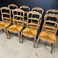 Set 8 French Farmhouse Chairs