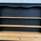 Painted Black upcycled Pine country farmhouse large 2 DOOR Welsh Dresser.