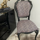 Leopard Print Velvet Chair