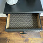 Elegantly restyled Black small occasional chest of drawers