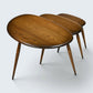 Ercol Pebble Nest Of Tables Ercol's 1970/80s Badge Golden Dawn Free UK Delivery