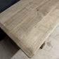 Rare Deep Large Oak Farmhouse Dining Table