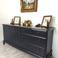 Stag Minstrel Captains Chest, Solid Wood, Eight Drawers, Grey Chest of drawers