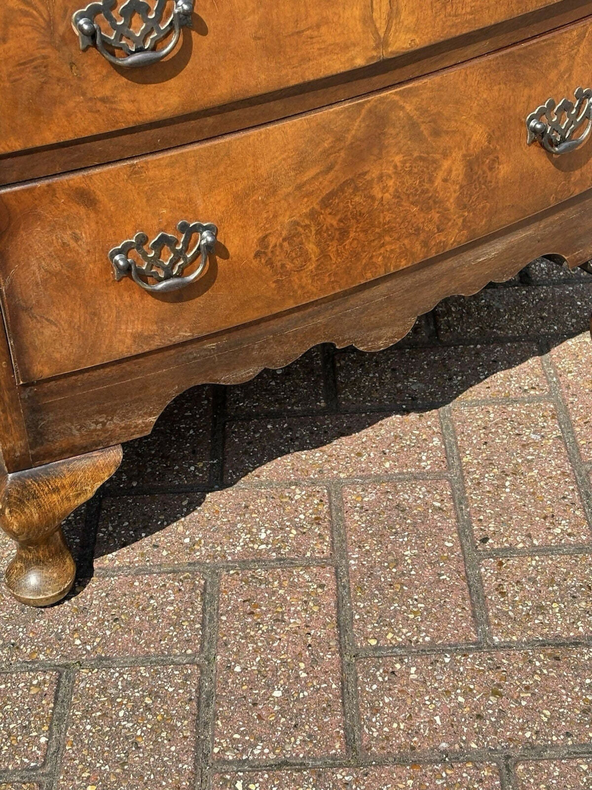 Vintage Tall Chest Of Drawers, Splits In 2 Pieces For Easier Transportation.