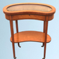 Edwardian Inlaid Kidney Shaped Satinwood Bijouterie Table
