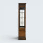 Old Charm Display Cabinet 3 Glass Shelves Tudor Cupboard #2155 FREE UK Delivery