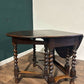 Vintage Dark Oak Gateleg Table 4