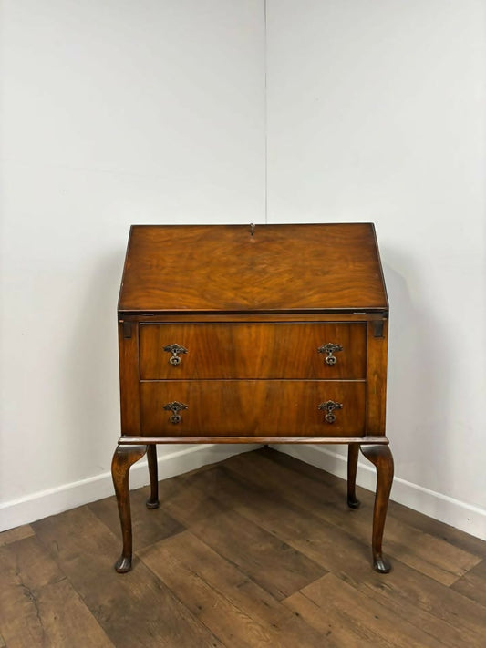 Vintage Figured Walnut Bureau