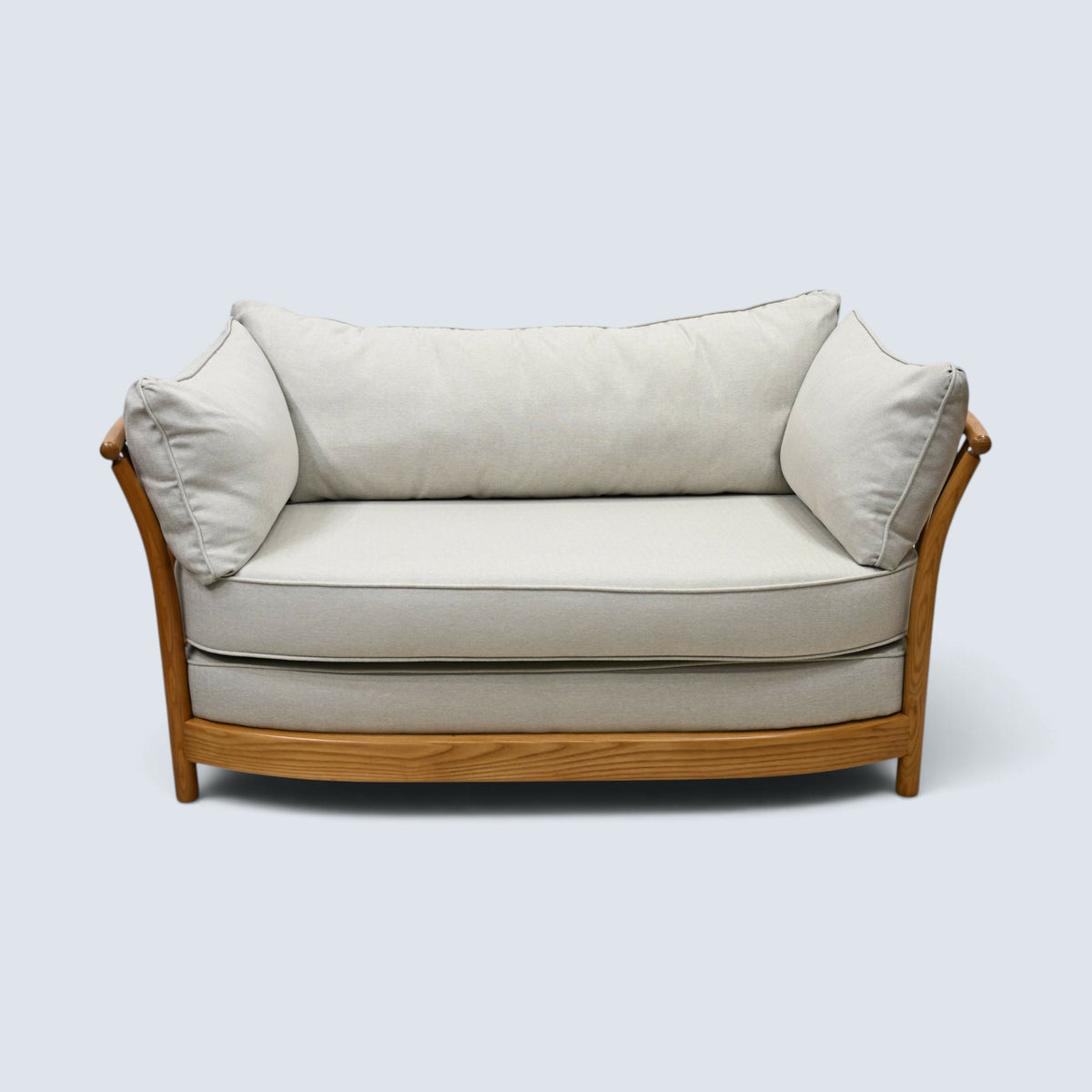 Ercol Renaissance Low Back Sofa 2 Seater Light Finish #1069/2 FREE UK Delivery*