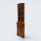 Georgian Style Corner Display Cabinet with Cupboard Glass Door FREE UK Delivery*