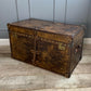 English Handmade Leather Coffee Table Trunk