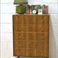 vintage chest of drawers teak Meredew mid century danish design