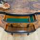 Refinished Art Deco Burl Walnut and Black Sideboard, drinks cabinet, 1930s, buffet