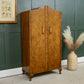 Art Deco Burr Walnut Gentlemans Wardrobe or Childs Wardrobe- SKU 211