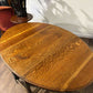Vintage Oak Gateleg Dining Table On Barley Twist Supports
