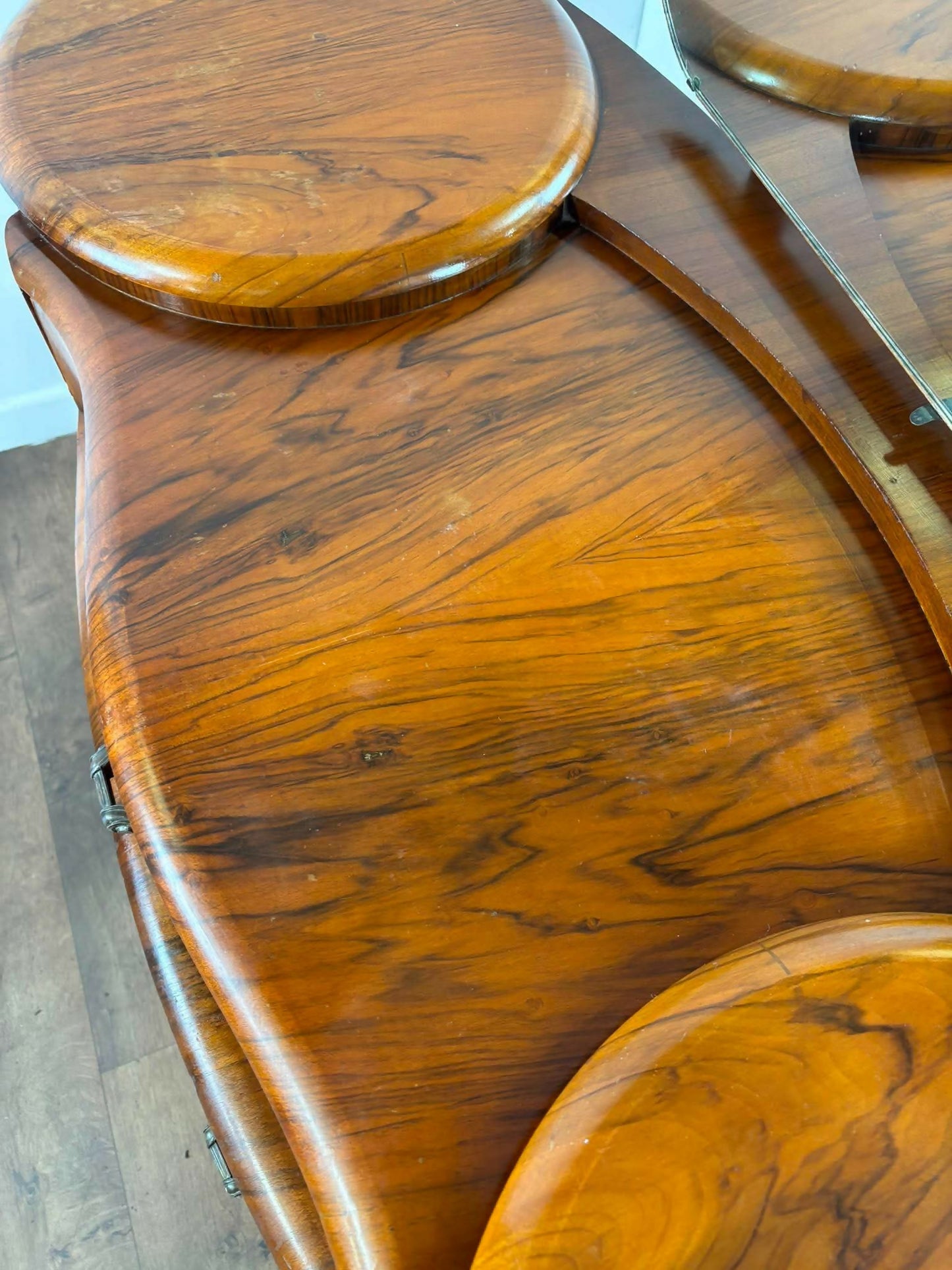 Art Deco Walnut Veneer Dressing Table by Shrager