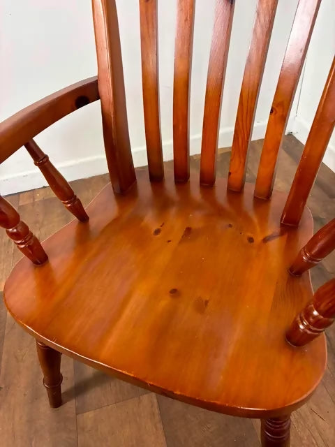 Victorian Style Pine Farmhouse Kitchen Chair