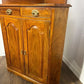 Modern Bespoke Walnut Inlaid Double Corner Cabinet