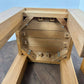 Modern Pair Of Solid Oak Side Tables / Lamp Tables