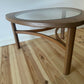 Mid Century Teak Astro Coffee Table Vintage Teak and Glass Table