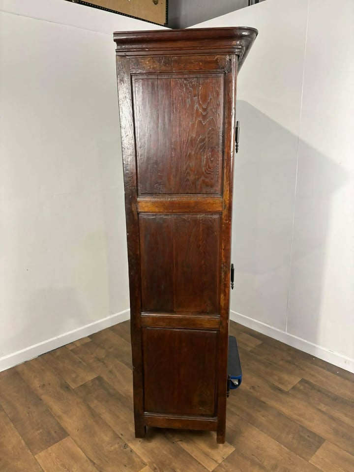 Antique French Carved Oak Wardrobe