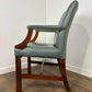 Classic Gainsborough Chair in Duck Egg Leather