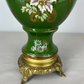 Mantel Clock Set Antique French Garniture Porcelain Bronze Candelabras LOT 3620