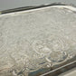 Serving Tray Vintage Metal Ornate Engraved Twin Handle English Tray LOT 6444