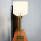Pair of Table Lamps RV Astley Gatsby Carrick Antique Brass Finish Rectangular
