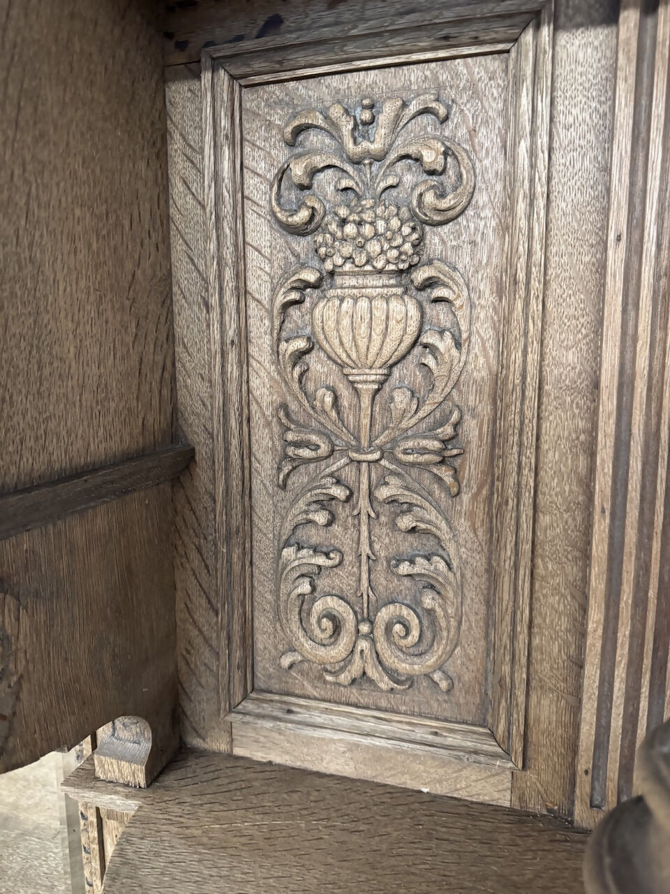Handsome Carved Oak Sideboard