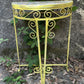 yellow half moon plant stand 1
