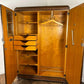 Vintage 1950's Oak Gents Wardrobe
