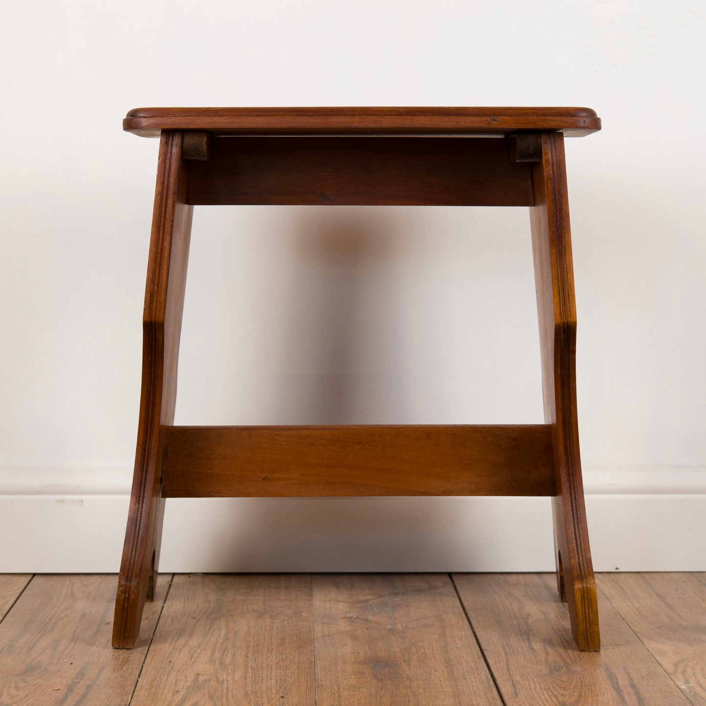 Antique Hardwood Organist Stool Piano Stool Plant Stand