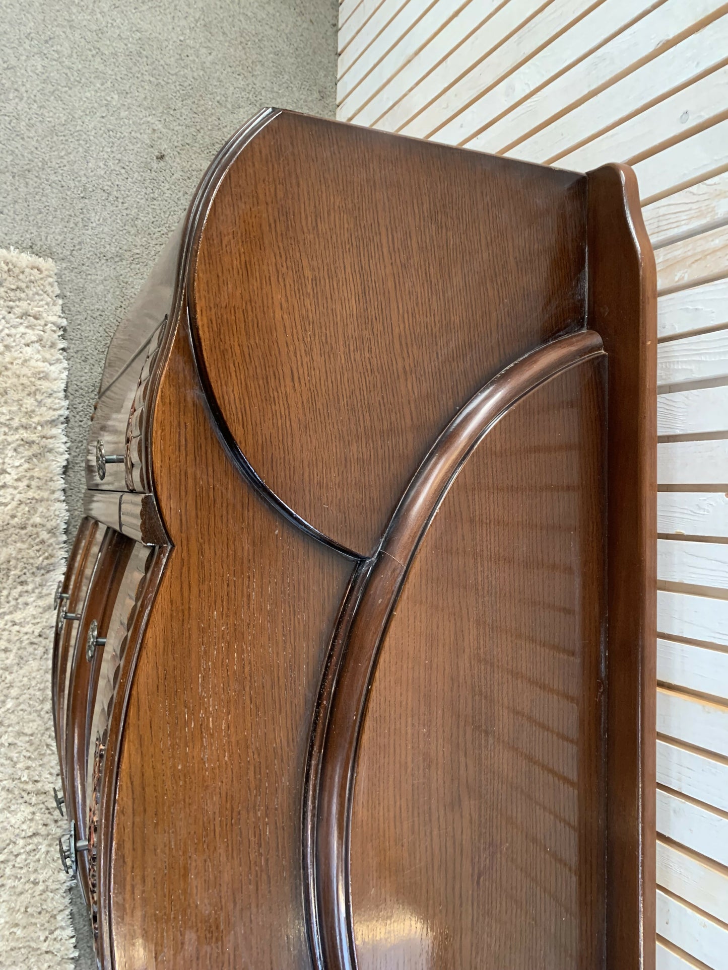 Lifetime Furniture Company Vintage Art Deco sideboard or buffet cabinet