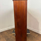Mid-Century Glazed Teak Bookcase Cabinet