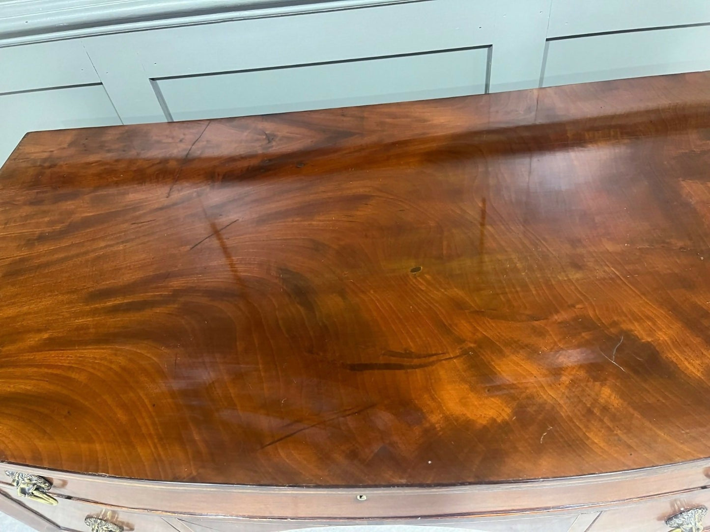 Georgian Desk Knee Hole Style Vintage Desk Early 1800’s