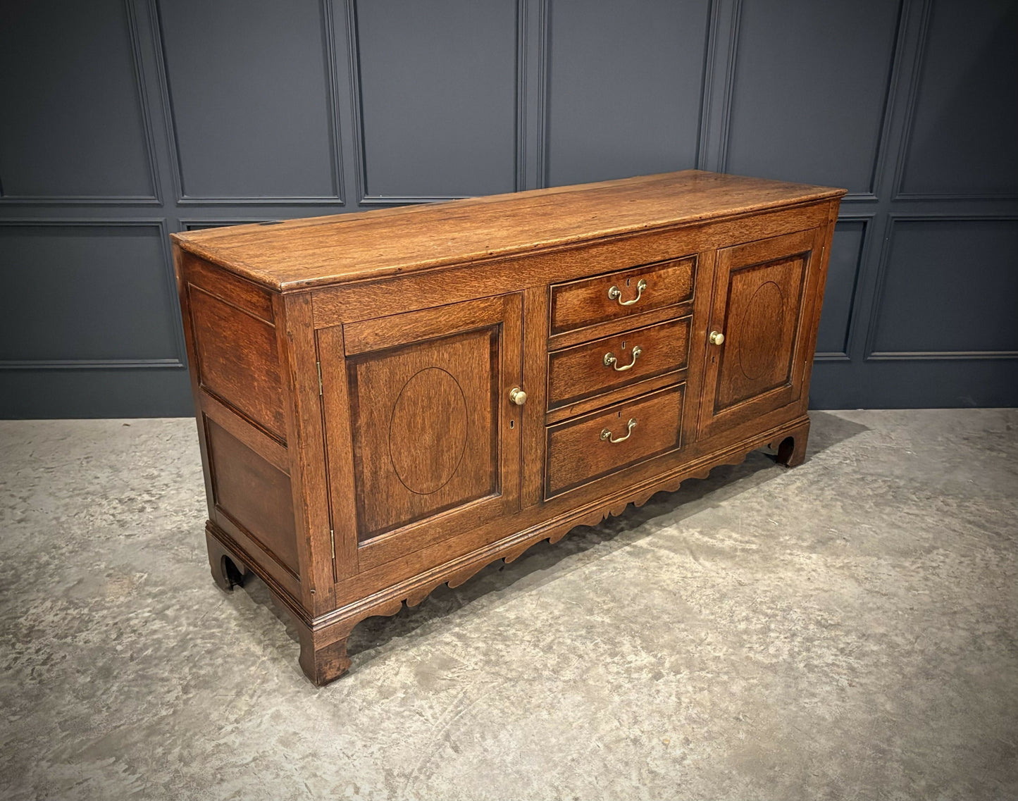 18th Century Antique Country Oak Dresser
