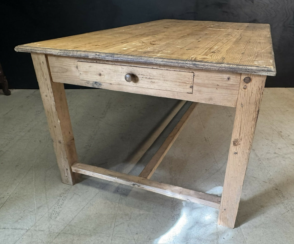 French Pine Farmhouse Kitchen Dining Table