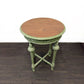 Round Green Stone Effect Occasional Side Table