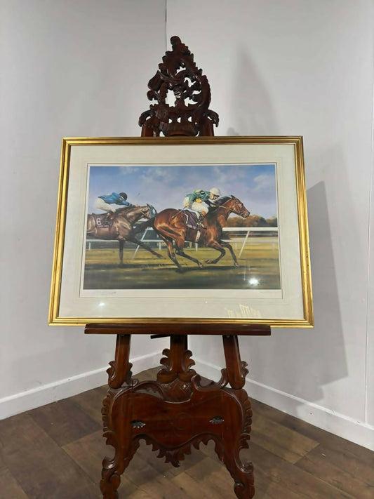 Limited Edition Racing Print Signed Lester Piggott
