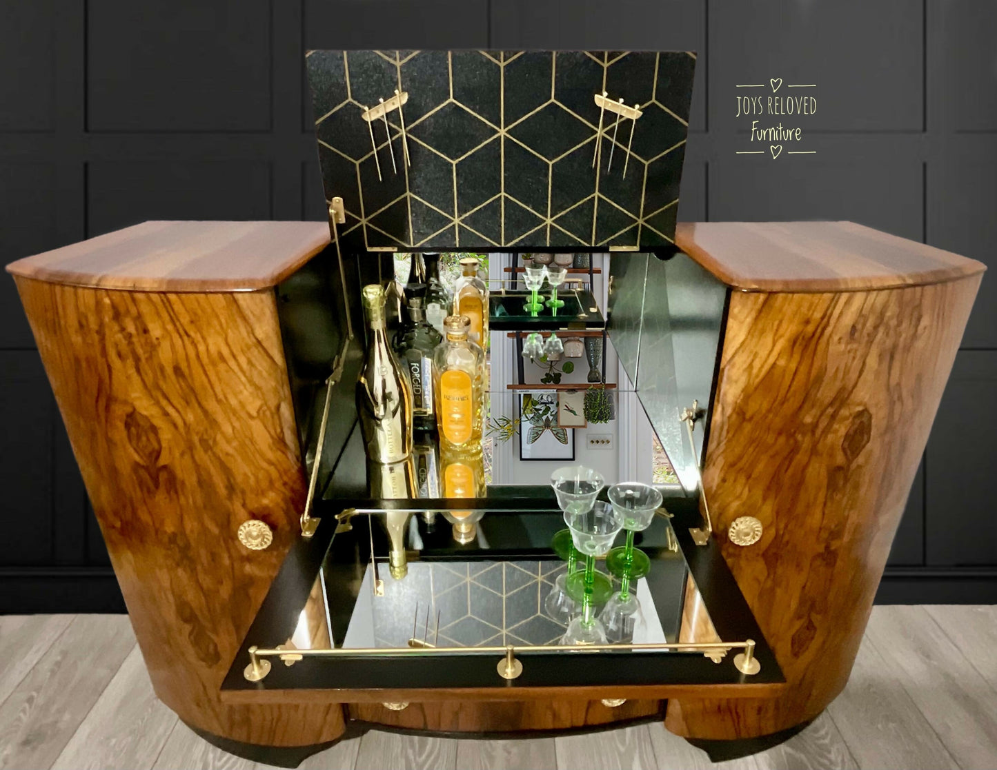 Art Deco Cocktail Cabinet / Sideboard, Drinks Cabinet