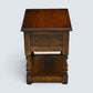 Old Charm Side Table Lamp Table Light Oak Finish With Drawer FREE UK Delivery