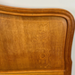 Bed Vintage French Louis XVI Double Bed Frame Oak Carved Headboard LOT 3654