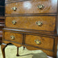 Vintage burr walnut veneered chest on stand3