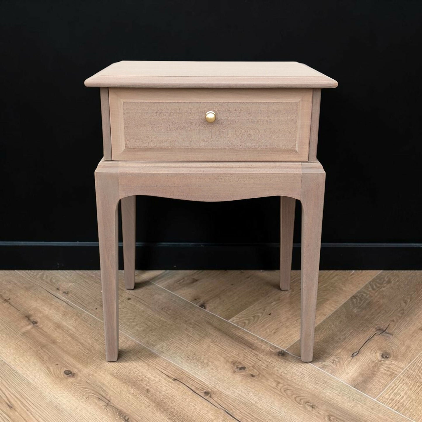 Stag minstrel bedside tables natural wood restored pair bedside cabinets