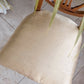 A George III-Style Satinwood Dining / Hall Chair With Hand Painted Portrait . Silk Fabric To Seat.