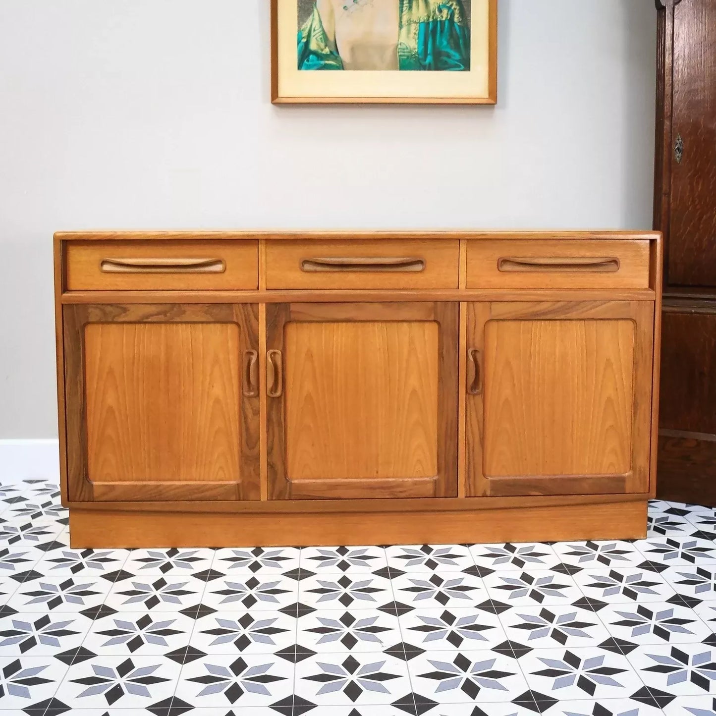 G Plan Fresco Sideboard Dresser Cabinet by Victor B Wilkins Teak 1980