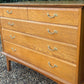 Vintage 1960's Handmade Oak Chest Of Drawers